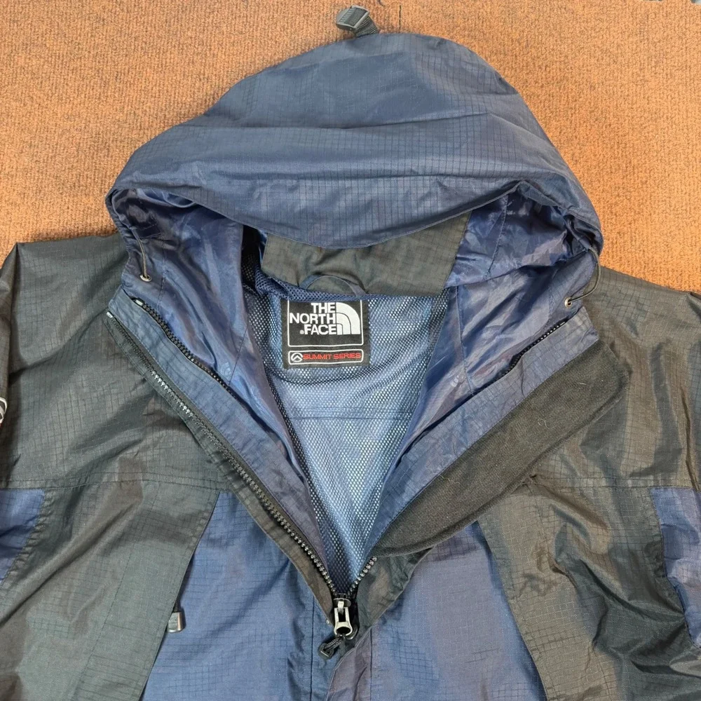 The North Face Summit Series Gore-Tex XCR Jacket Mens Navy Blue Black Shell L/XL
